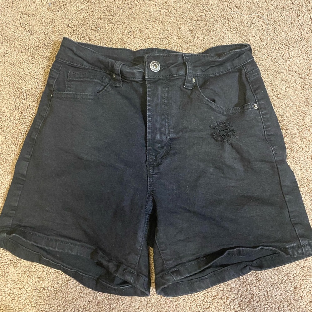 Wax Jean Shorts